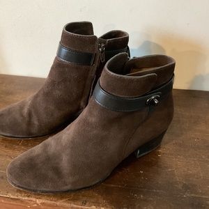 Coach suede boots